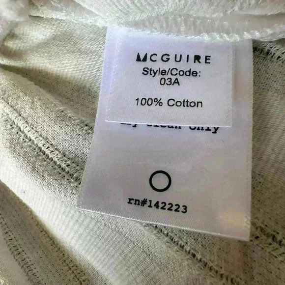 Petit Trois Bustier by McGuire Denim‎ size Small White Ladies Top Blouse - Picture 9 of 10